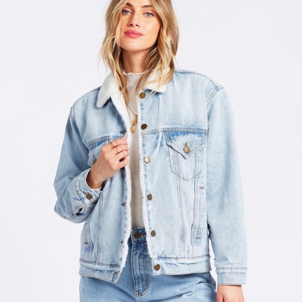 π₯π₯BILLABONG - SUCH A TRIP DENIM JACKETπ₯π₯ - Picture 7 of 11